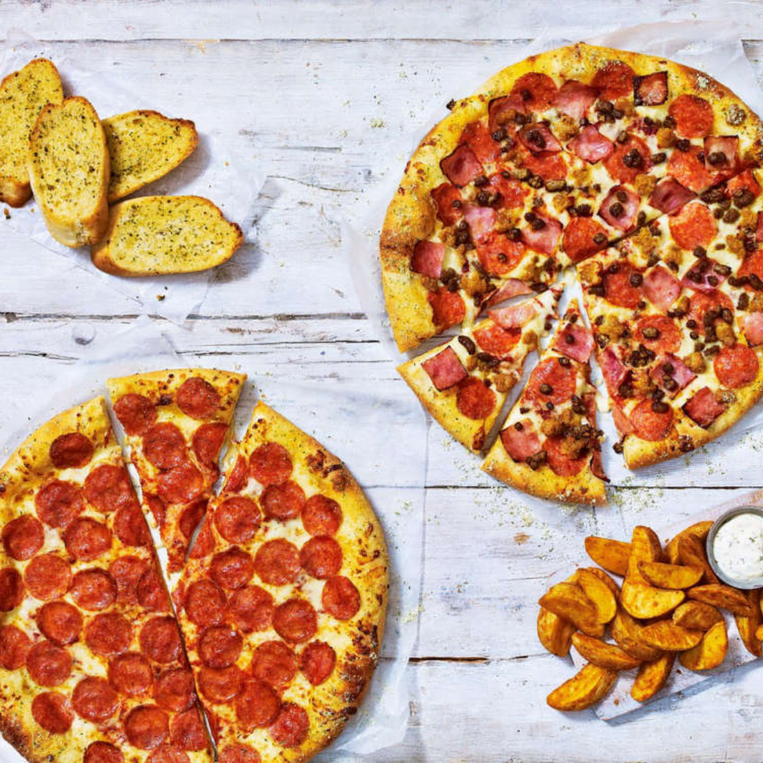One large, classic crust pizza from Pizza Hut Delivery, Hereford | WAS £21.99 NOW £7.99