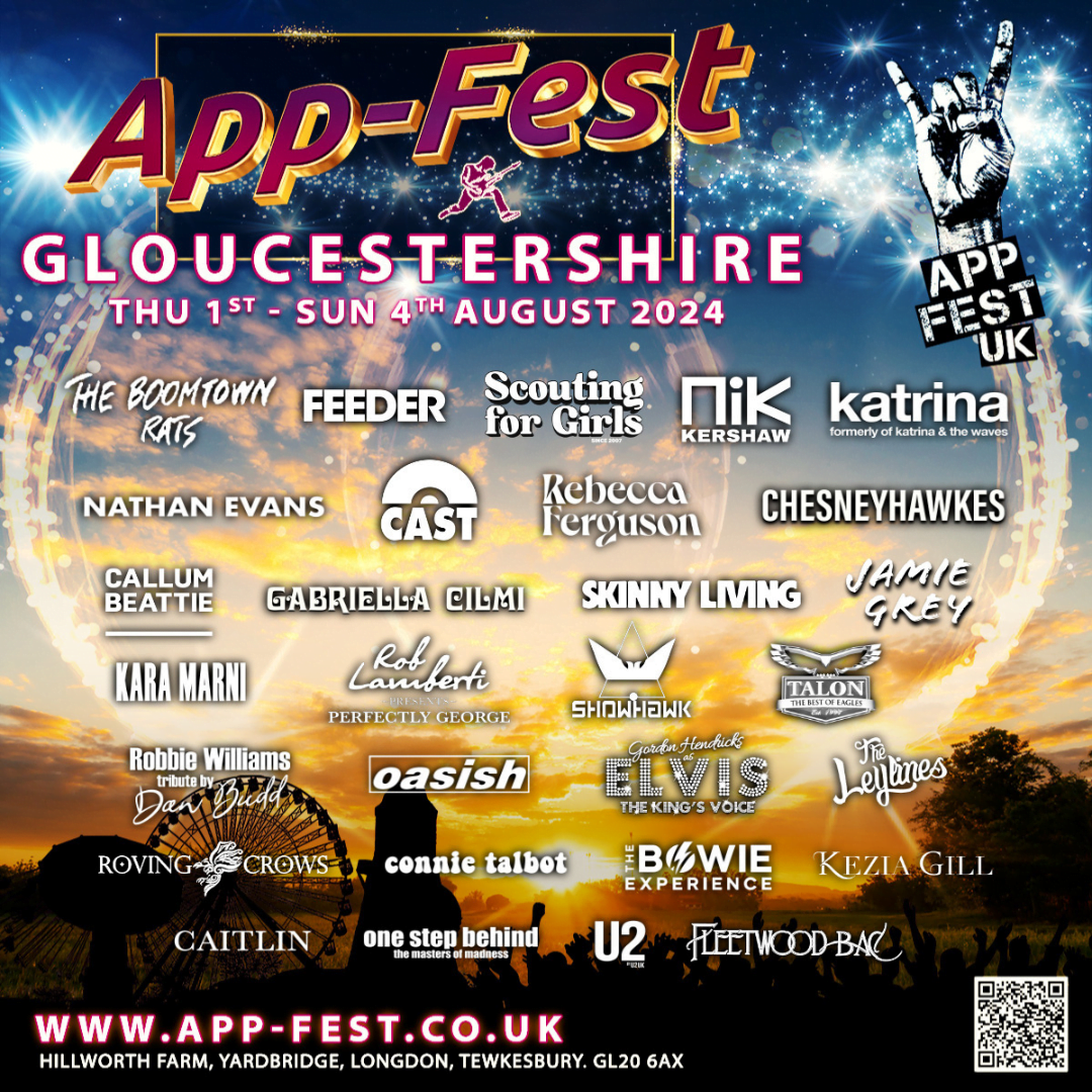 HALF PRICE Weekend FAMILY ticket including Camping (Tents Only) to APP Fest, Gloucestershire | WAS £220.00 NOW £110