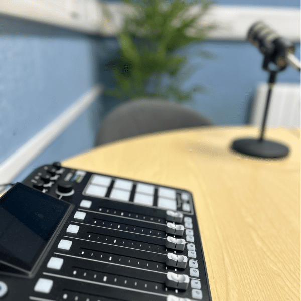 HALF PRICE Podcast Room Hire to include mixing and hosting | WAS £150. NOW £75