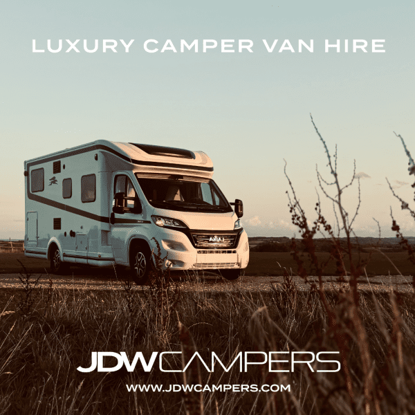 HALF PRICE Luxury Motorhome Hire (3 Nights) with JDW Campers  | WAS £390 NOW £195