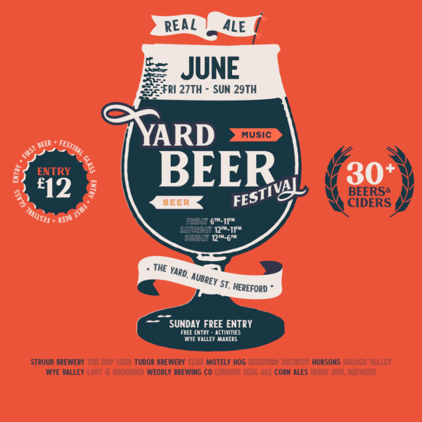 HALF PRICE Adult Ticket to the The Yard Beer Festival on Friday 27th June | WAS £12 NOW £6