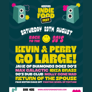 Half Price Adult Ticket to the Hereford Indie Food Festival Saturday 29th August