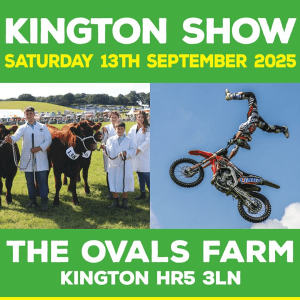 HALF PRICE Adult ticket to Kington Show 2025 | WAS £15 NOW £7.50