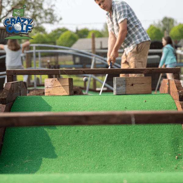 HALF PRICE 1 x Adult ticket for Crazy Golf at Top Barn Farm Shop, Worcester | WAS £4.50 NOW £2.25