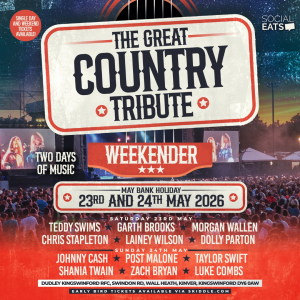 Half Price Weekend Tickets To The Great Country Tribute Weekender (Social Eats Events)
